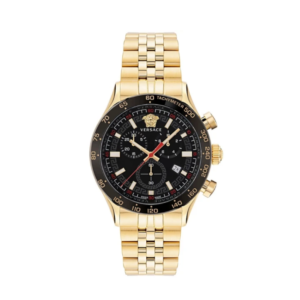 Ρολόι Versace Χρυσό, Hellenyium Black Dial